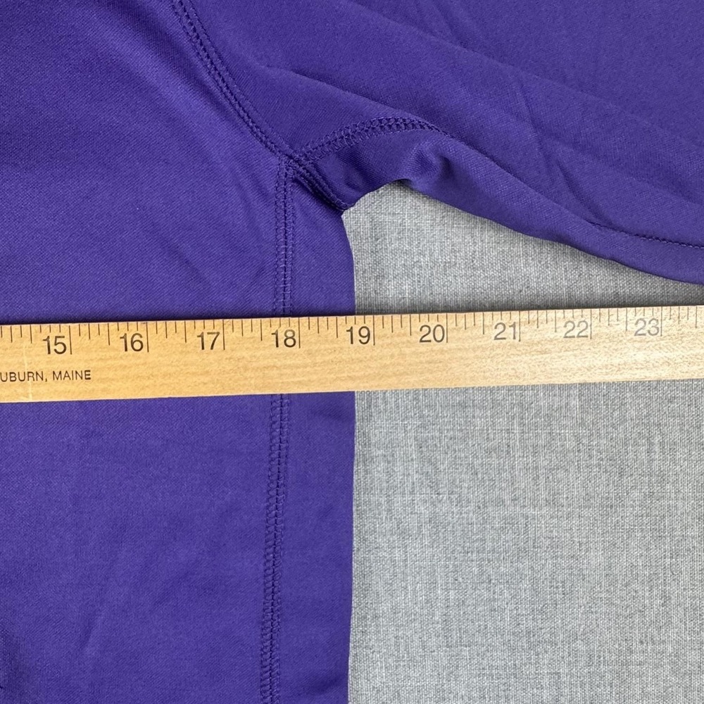 Jordan Hoodie Youth XL Purple Therma-Fit Full Zip Fleece Neon Cuffs Hem Athletic - Picture 10 of 12